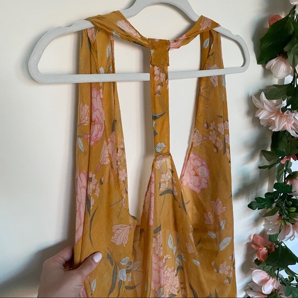 🔮 Scarf, Vest, Bathing Suit Cover Up floral - Picture 6 of 7